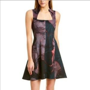 YIGAL AZROUEL Scuba Fit and Flare Dress Size 8